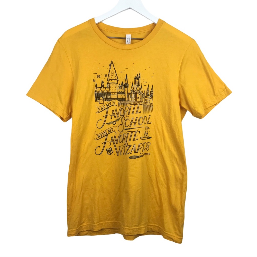 Harry Potter Favorite School Wizard Graphic Tee Sz M